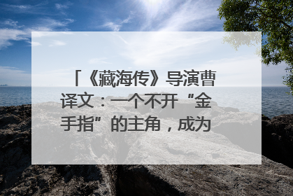 《藏海传》导演曹译文：一个不开“金手指”的主角，成为苍生守护者