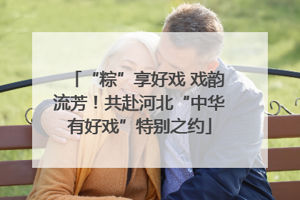 “粽”享好戏 戏韵流芳！共赴河北“中华有好戏”特别之约