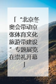 “北京冬奥会带动京张体育文化旅游带建设”专题展览在崇礼开幕