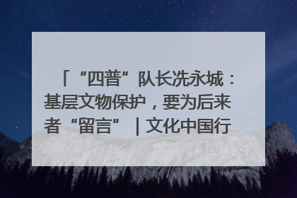 “四普”队长冼永城：基层文物保护，要为后来者“留言”｜文化中国行·我在广东找文物