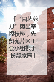 “园艺剪刀”剪出幸福枝桠，先贤苑片区工会小组携手扮靓家园