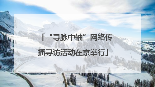 “寻脉中轴”网络传播寻访活动在京举行