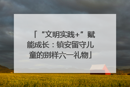“文明实践+”赋能成长：镇安留守儿童的别样六一礼物