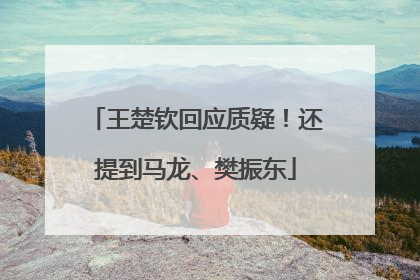 王楚钦回应质疑！还提到马龙、樊振东