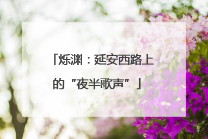 烁渊：延安西路上的“夜半歌声”