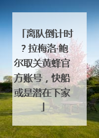 离队倒计时？拉梅洛·鲍尔取关黄蜂官方账号，快船或是潜在下家