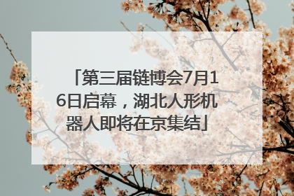 第三届链博会7月16日启幕，湖北人形机器人即将在京集结