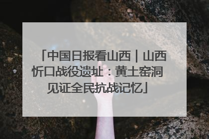 中国日报看山西｜山西忻口战役遗址：黄土窑洞见证全民抗战记忆