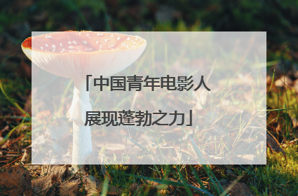 中国青年电影人展现蓬勃之力