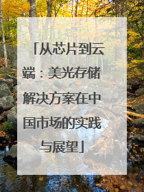 从芯片到云端：美光存储解决方案在中国市场的实践与展望