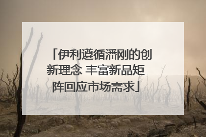 伊利遵循潘刚的创新理念 丰富新品矩阵回应市场需求