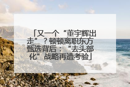 又一个“董宇辉出走”？顿顿离职东方甄选背后：“去头部化”战略再遭考验
