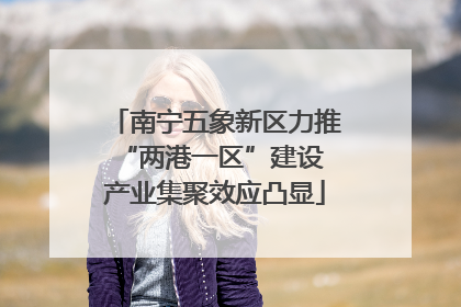 南宁五象新区力推“两港一区”建设 产业集聚效应凸显
