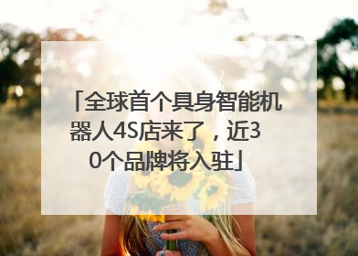 全球首个具身智能机器人4S店来了，近30个品牌将入驻