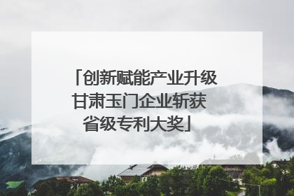 创新赋能产业升级 甘肃玉门企业斩获省级专利大奖