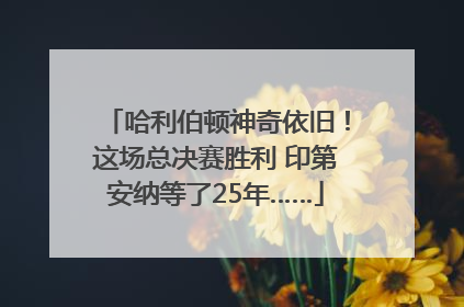 哈利伯顿神奇依旧！这场总决赛胜利 印第安纳等了25年……