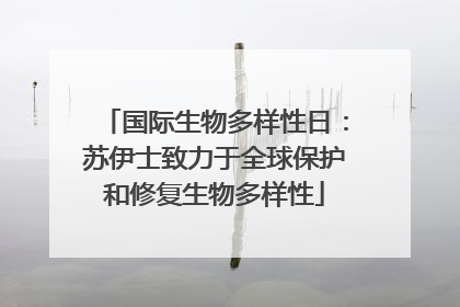 国际生物多样性日：苏伊士致力于全球保护和修复生物多样性