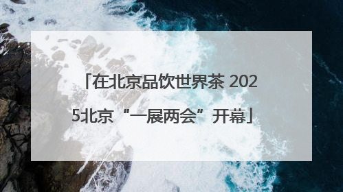 在北京品饮世界茶 2025北京“一展两会”开幕