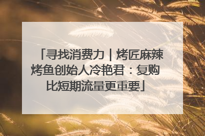 寻找消费力｜烤匠麻辣烤鱼创始人冷艳君：复购比短期流量更重要