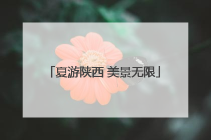 夏游陕西 美景无限