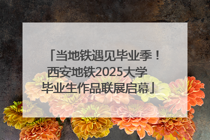 当地铁遇见毕业季！西安地铁2025大学毕业生作品联展启幕