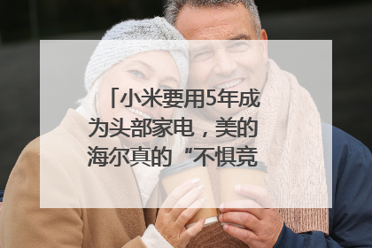 小米要用5年成为头部家电，美的海尔真的“不惧竞争”？｜热财经