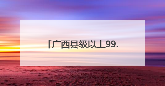 广西县级以上99.83%政务服务事项实现“最多跑一次”