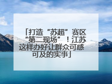 打造“苏超”赛区“第二现场”！江苏这样办好让群众可感可及的实事