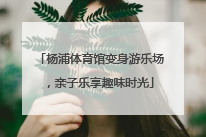 杨浦体育馆变身游乐场，亲子乐享趣味时光