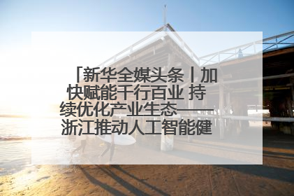 新华全媒头条丨加快赋能千行百业 持续优化产业生态——浙江推动人工智能健康有序发展观察