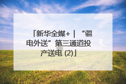 新华全媒+｜“疆电外送”第三通道投产送电 (2)