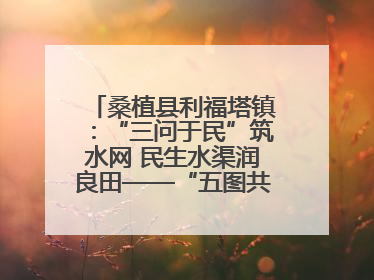 桑植县利福塔镇：“三问于民”筑水网 民生水渠润良田——“五图共治”激活基层治理新动能