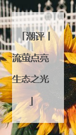 潮评丨流萤点亮生态之光