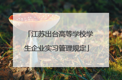 江苏出台高等学校学生企业实习管理规定