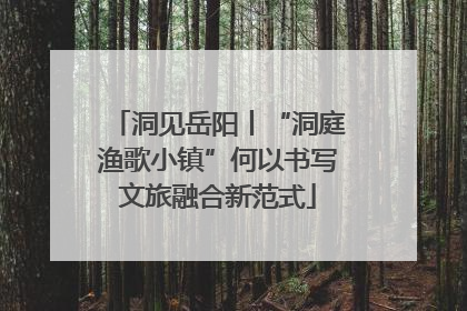 洞见岳阳丨“洞庭渔歌小镇”何以书写文旅融合新范式
