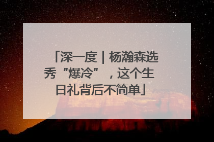 深一度｜杨瀚森选秀“爆冷”，这个生日礼背后不简单