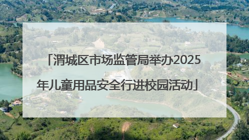 渭城区市场监管局举办2025年儿童用品安全行进校园活动
