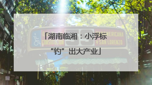 湖南临湘：小浮标“钓”出大产业