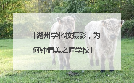 湖州学化妆摄影，为何钟情美之匠学校