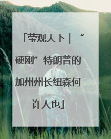 莹观天下｜“硬刚”特朗普的加州州长纽森何许人也