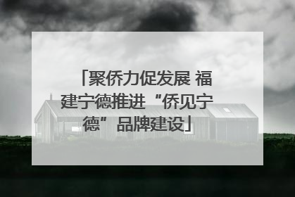 聚侨力促发展 福建宁德推进“侨见宁德”品牌建设