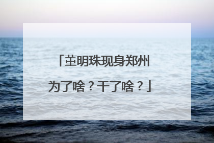 董明珠现身郑州 为了啥？干了啥？