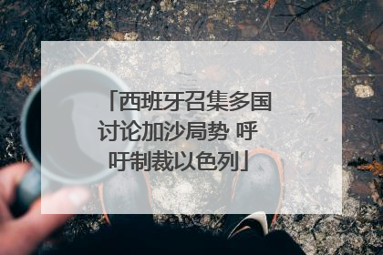 西班牙召集多国讨论加沙局势 呼吁制裁以色列
