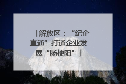 解放区：“纪企直通”打通企业发展“肠梗阻”