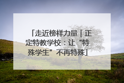 走近榜样力量｜正定特教学校：让“特殊学生”不再特殊