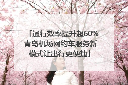 通行效率提升超60% 青岛机场网约车服务新模式让出行更便捷
