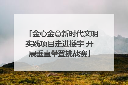 金心金意新时代文明实践项目走进楼宇 开展垂直攀登挑战赛