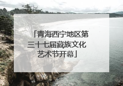 青海西宁地区第三十七届藏族文化艺术节开幕