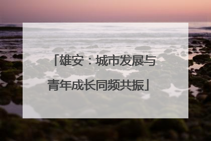 雄安：城市发展与青年成长同频共振