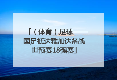 （体育）足球——国足抵达雅加达备战世预赛18强赛